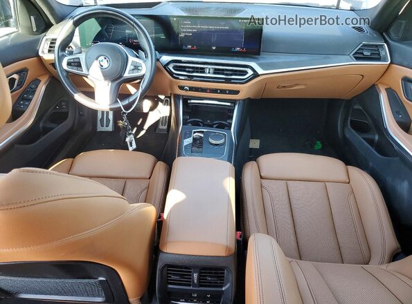 3MW39FS09P8D35211 2023 BMW 3 SERIES Black Вид панелі приладів