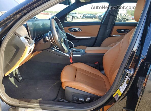 3MW39FS09P8D35211 2023 BMW 3 SERIES Black Вид салону спереду