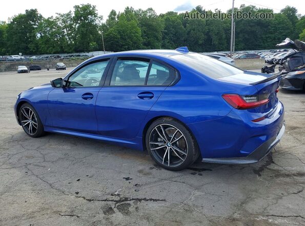 3MW5R1J00L8B40976 2020 BMW 3 SERIES Blue Հետևի ձախ