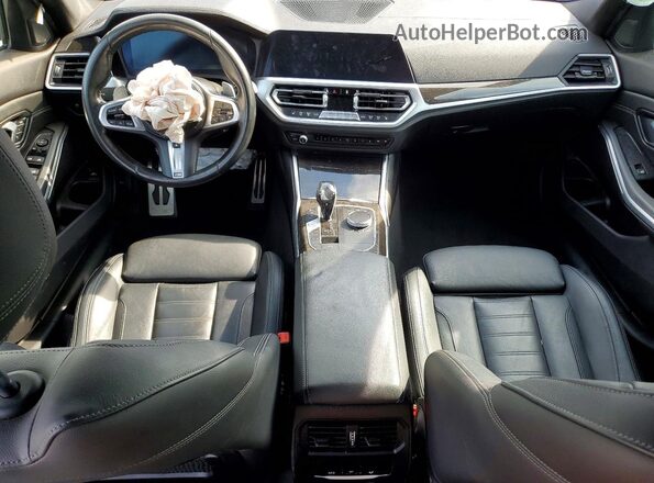 3MW5R1J00L8B40976 2020 BMW 3 SERIES Blue Առջևի վահանակի տեսք