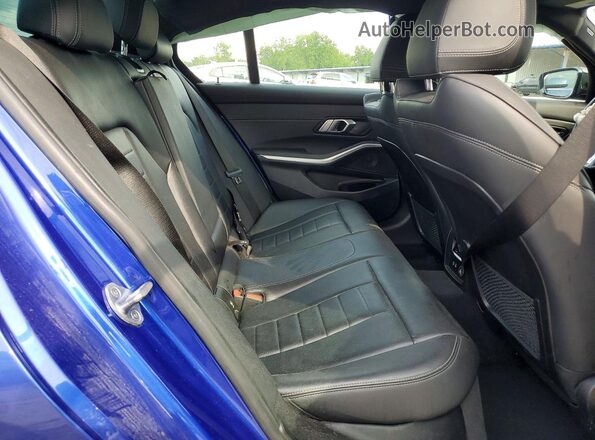 3MW5R1J00L8B40976 2020 BMW 3 SERIES Blue Հետևի նստատեղերի տեսք