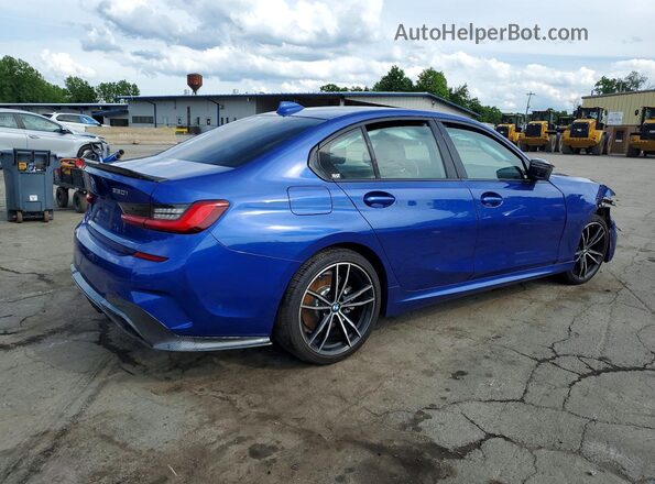 3MW5R1J00L8B40976 2020 BMW 3 SERIES Blue Հետևի աջ