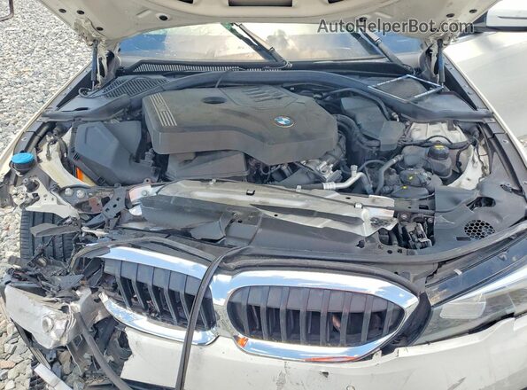 3MW5R1J03L8B09558 2020 BMW 3 SERIES White Widok wnętrza z tyłu