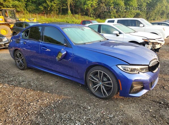 3MW5R1J07L8B18862 2020 BMW 3 SERIES Blue Առջևի աջ