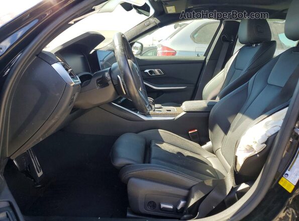 3MW5R1J09N8C41484 2022 BMW 3 SERIES Black Widok wnętrza z przodu