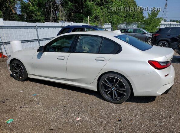3MW5R7J00M8B49634 2021 BMW 3 SERIES White Tył lewy