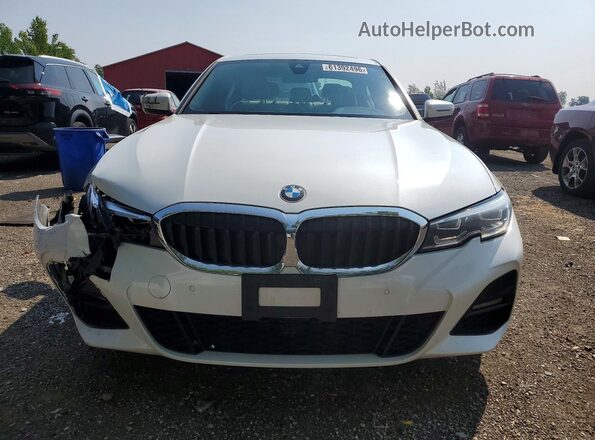 3MW5R7J00M8B49634 2021 BMW 3 SERIES White Widok z przodu