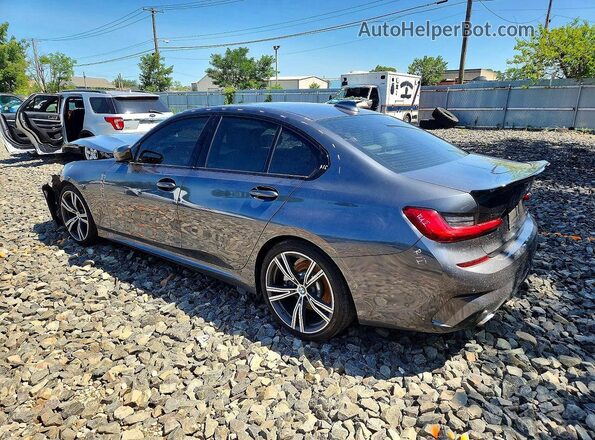 3MW5R7J02L8B22529 2020 BMW 3 SERIES Серый Задняя левая четверть