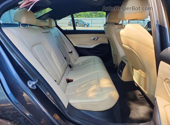 3MW5R7J02L8B22529 2020 BMW 3 SERIES Серый Вид задних сидений