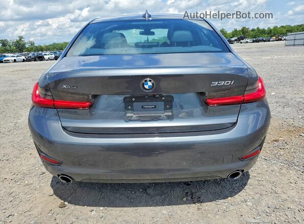 3MW5R7J03M8C00575 2021 BMW 3 SERIES Gray Widok z tyłu