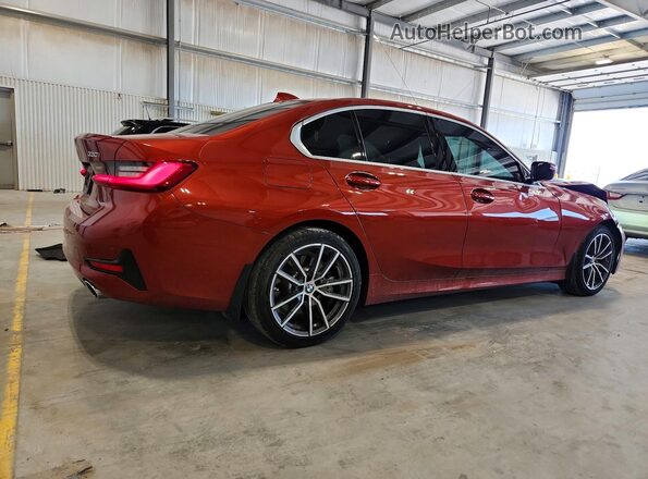 3MW5R7J04L8B33192 2020 BMW 3 SERIES Orange Rear right