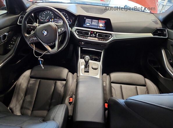 3MW5R7J04L8B33192 2020 BMW 3 SERIES Orange Dashboard view
