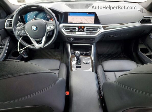 3MW5R7J09M8B91235 2021 BMW 3 SERIES Black Вид панелі приладів
