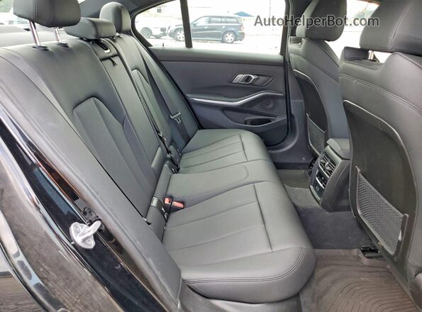 3MW5R7J09M8B91235 2021 BMW 3 SERIES Black Вид задніх сидінь