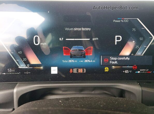 3MW69CW06T8G11375 2026 BMW 3 SERIES Black Widok zestawu wskaźników