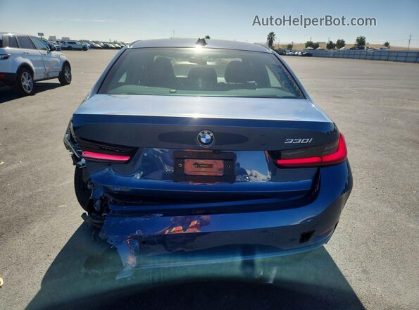 3MW69CW08S8F21398 2025 BMW 3 SERIES Blue უკანა ხედი