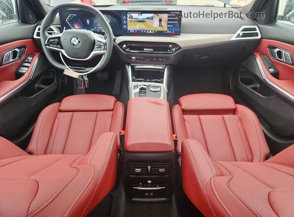 3MW89CW04S8F48185 2025 BMW 3 SERIES Black Dashboard view