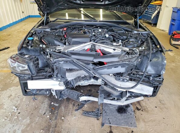 3MW89FF09P8D40537 2023 BMW 3 SERIES Black Widok wnętrza z tyłu