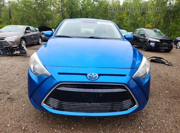 3MYDLBYV6GY116292 2016 TOYOTA YARIS Blue Front view