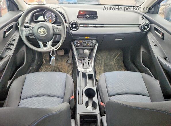 3MYDLBYV6GY116292 2016 TOYOTA YARIS Blue Dashboard view