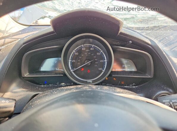 3MYDLBYV9KY504075 2019 TOYOTA YARIS White Instrument cluster view