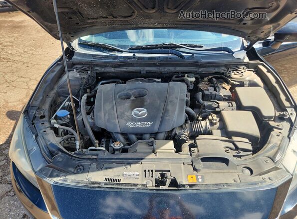 3MZBM1T77GM298420 2016 MAZDA 3 Черный Вид задней части салона