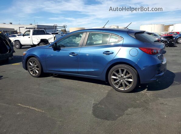 3MZBN1L34JM178107 2018 MAZDA 3 Blue Tył lewy