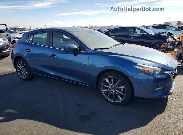 3MZBN1L34JM178107 2018 MAZDA 3 Blue Przód prawy