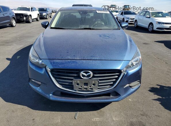 3MZBN1L34JM178107 2018 MAZDA 3 Blue Widok z przodu