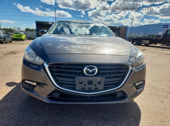 3MZBN1V79HM101047 2017 MAZDA 3 Brown Widok z przodu