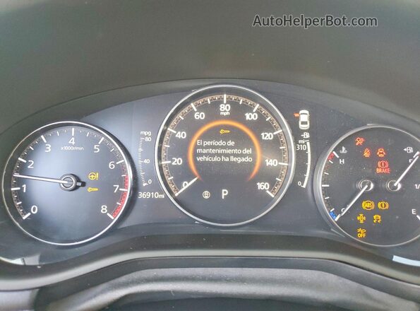 3MZBPAALXKM110411 2019 MAZDA 3 Красный Вид щитка приборов