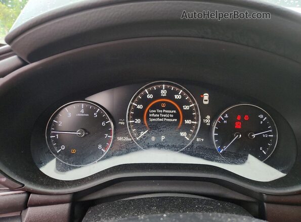 3MZBPABM1MM204624 2021 MAZDA 3 Черный Вид щитка приборов