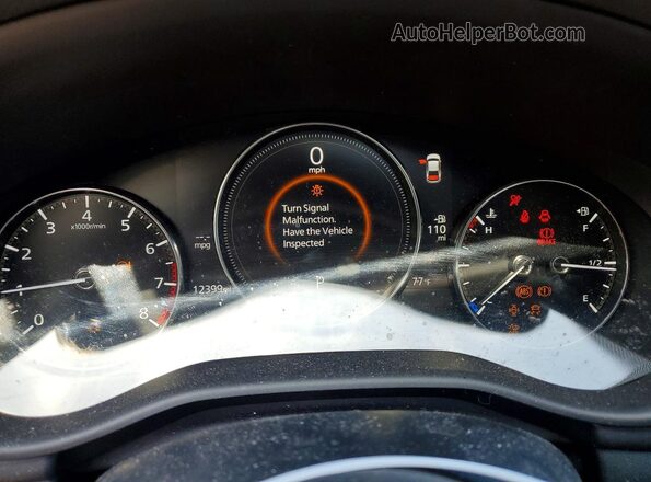 3MZBPACM3PM381369 2023 MAZDA 3 Blue Instrument cluster view