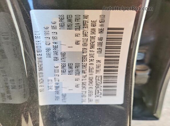 3MZBPBCM6MM208530 2021 MAZDA 3 Серый Вид наклейки с VIN-кодом