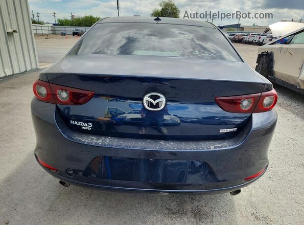 3MZBPBDL4NM319259 2022 MAZDA 3 Blue უკანა ხედი