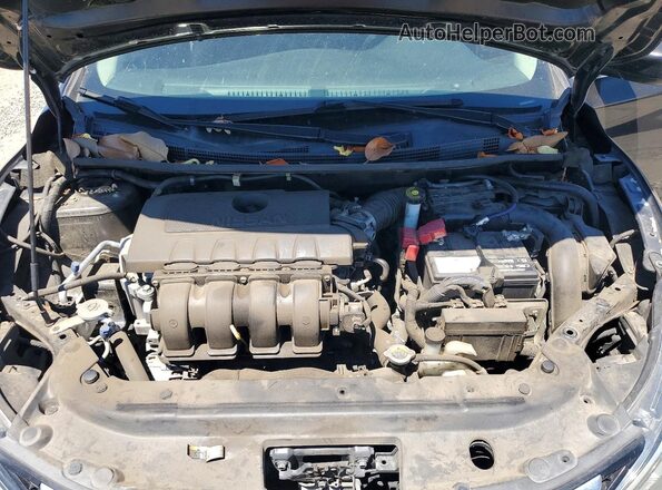 3N1AB7AP0GL660221 2016 NISSAN SENTRA Black Вид задньої частини салону