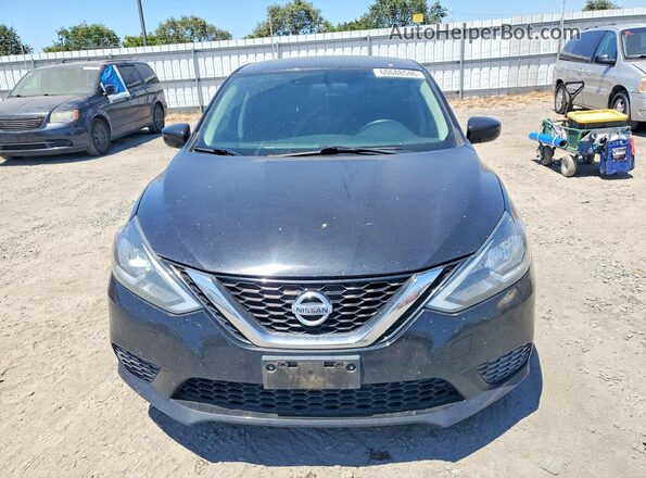 3N1AB7AP0GL660221 2016 NISSAN SENTRA Black Вид спереду