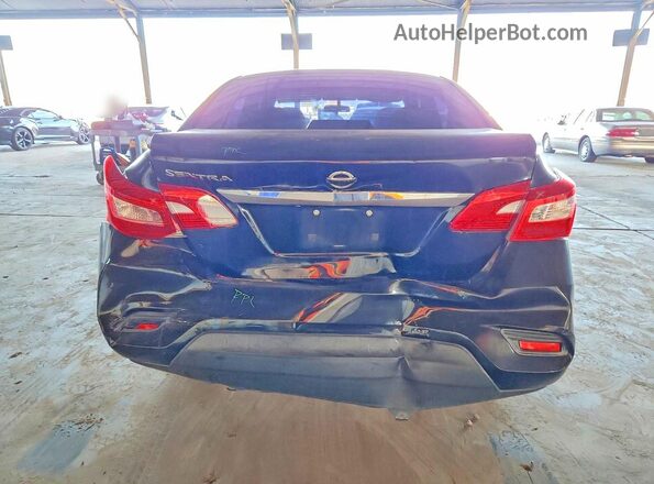 3N1AB7AP0GY268018 2016 NISSAN SENTRA Black Вид ззаду