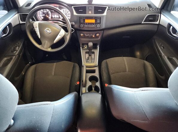 3N1AB7AP0GY268018 2016 NISSAN SENTRA Black Вид панелі приладів