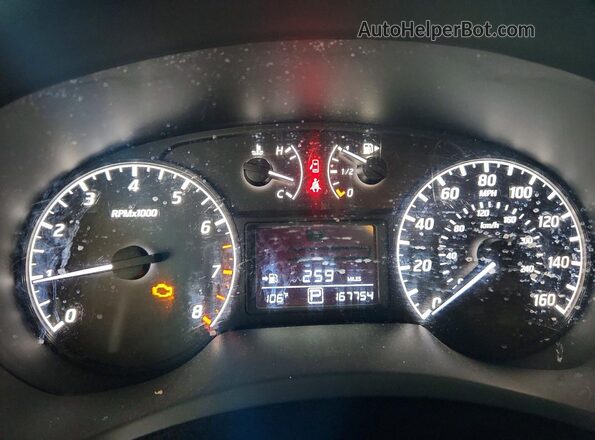 3N1AB7AP0GY268018 2016 NISSAN SENTRA Black Вид щитка приладів