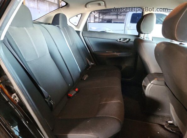 3N1AB7AP0GY268018 2016 NISSAN SENTRA Black Вид задніх сидінь