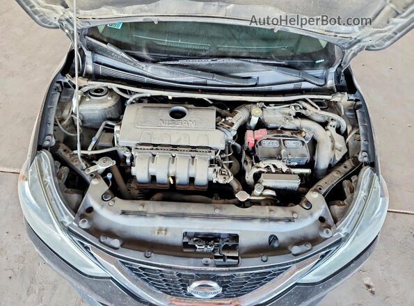 3N1AB7AP0GY268018 2016 NISSAN SENTRA Black Вид задньої частини салону