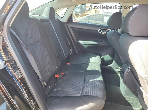 3N1AB7AP0GY270271 2016 NISSAN SENTRA Black უკანა სავარძლების ხედი