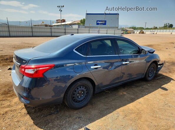 3N1AB7AP0HL644960 2017 NISSAN SENTRA Blue Հետևի աջ