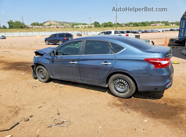 3N1AB7AP0HL644960 2017 NISSAN SENTRA Blue Հետևի ձախ
