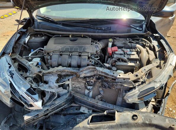 3N1AB7AP0HL644960 2017 NISSAN SENTRA Blue Սալոնի հետևի տեսք