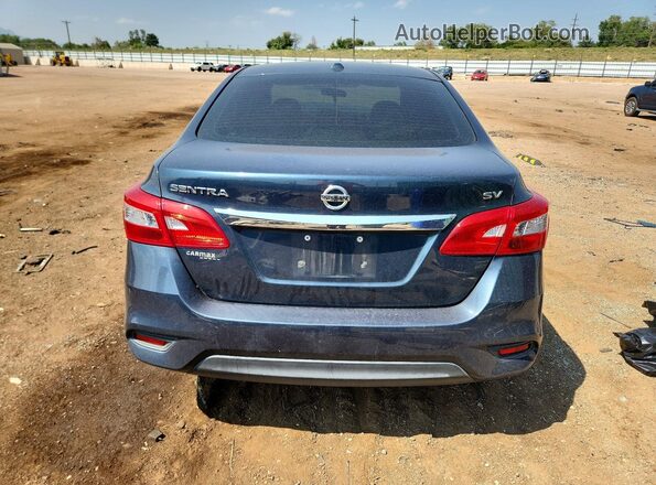 3N1AB7AP0HL644960 2017 NISSAN SENTRA Blue Հետևի տեսք