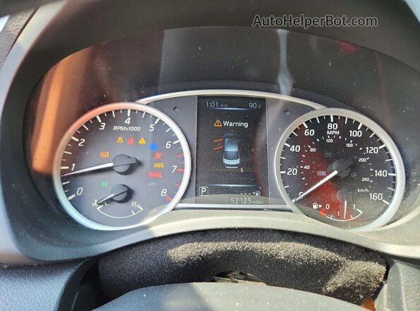 3N1AB7AP0HL644960 2017 NISSAN SENTRA Blue Սարքավորումների վահանակի տեսք
