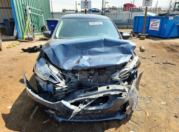 3N1AB7AP0HL644960 2017 NISSAN SENTRA Blue Դիմացի տեսք