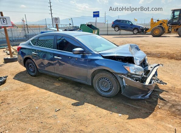 3N1AB7AP0HL644960 2017 NISSAN SENTRA Blue Առջևի աջ